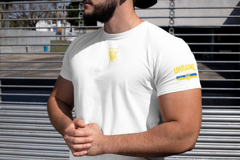 Ukrainian T-Shirt, Ukraine T-Shirts, Zelensky T-Shirt, Ukrainian Gift Tee, Ukraine Trident Logo