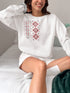 Ukrainian Sweatshirt, Ukrainian Ornament Embroidery Style Vinyl Sweatshirt, Ukrainian Gift, Ukrainian Motives Sweatshirt, Ukraine Shirts