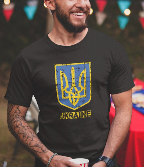 Ukraine T-Shirt, Ukraine Flag, Pray For Ukraine, Ukraine Coat of Arm Trident, Peace In Ukraine Shirt, Stand With Ukraine