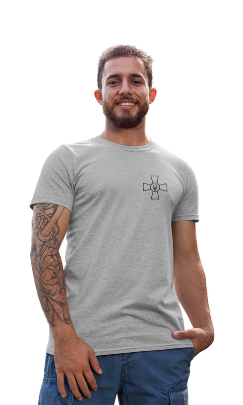 Ukraine T shirt Military Cross Volodymyr Zelenskyy Military Army T-Shirt Stand With Ukraine