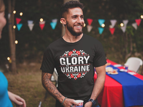 Ukraine T shirt Glory To Ukraine Ukraine National Ornament Vyshyvanka T shirt Support Ukraine T shirts