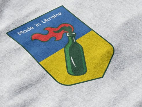 Ukraine T shirt Made In Ukraine Military Volodymyr Zelenskyy Military Army Molotov Cocktail T-Shirt Stand With Ukraine