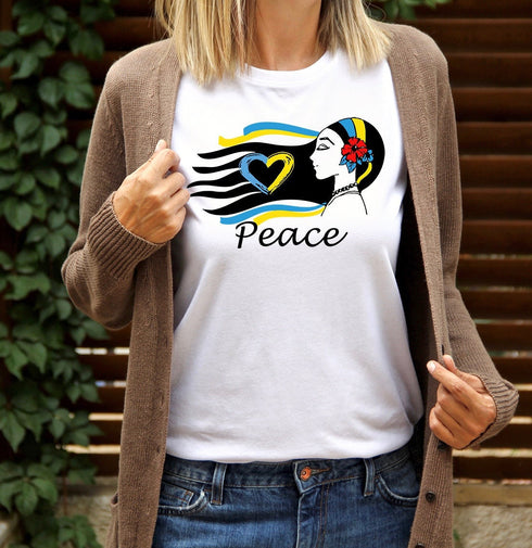 Ukrainian T-Shirt, Ukraine Gift, Ukraine Shirt, Ukrainian Gift, Support Ukraine, Ukraine Shirt, Ukrainian Girl, Peace Ukraine