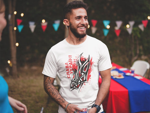 Ukraine T-shirt I Stand With Ukraine Support Flag Ukraine Pride Vintage Logo Trident Glory To Ukraine