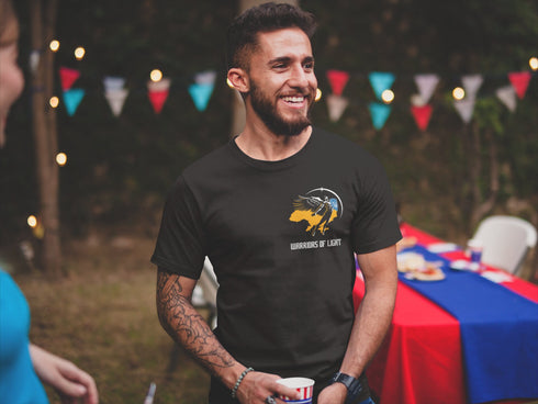 Ukraine T-Shirt Warriors Of Light Ukrainian Flag Zelensky Shirts Ukraine Army Ukrainian Warrior T shirt