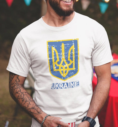 Ukraine T-Shirt, Ukraine Flag, Pray For Ukraine, Ukraine Coat of Arm Trident, Peace In Ukraine Shirt, Stand With Ukraine