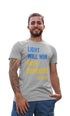 Light Will Win Over Darkness Zelensky Quote Stand With Ukraine Flag Stop War Ukraine Shirts