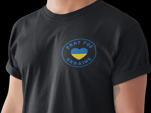 Pray For Ukraine T Shirt Chest Logo Support Ukraine Ukrainian Military T shirt Ukrainian Gift T shirt