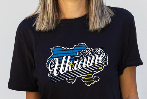 Ukraine Map T-shirt Ukraine Army Military Stand With Ukraine T shirts Ukraine Motivational Patriotic Shirts