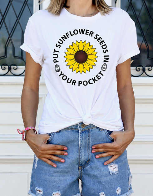 Ukraine shirt, Sunflower shirt, Sunflower Ukraine, Put Sunflower Seeds in Your Pocket, Ukrainian flag, Stand With Ukraine, Ukrainian Gift