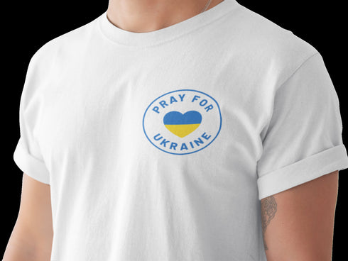 Pray For Ukraine T Shirt Chest Logo Support Ukraine Ukrainian Military T shirt Ukrainian Gift T shirt