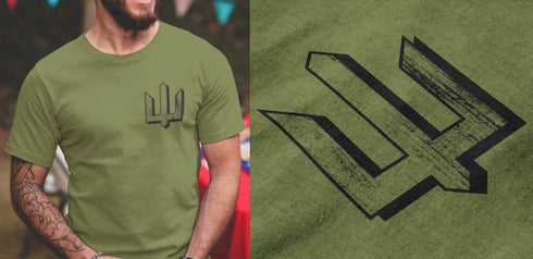 Ukraine T shirt Military Trident Army Of Ukraine Volodymyr Zelenskyy Military Army T-Shirt Stand With Ukraine