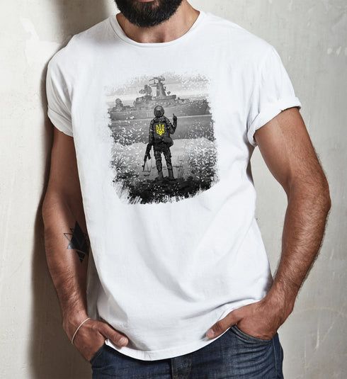 Ukraine Postage Stamp T Shirt Russian Warship Go Yourself Ukraine Army Snake Island Ukraine T-shirts