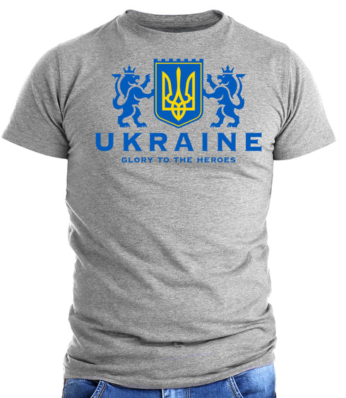 Ukraine Trident T shirt, Glory To Ukraine, Slava Ukraini Ukraine Lions Shirt, Ukrainian Patriotic T shirt, Ukraine Heritage T shirt
