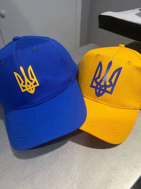 Ukraine Trident Logo Hat Stand With Ukraine Support Ukraine Hat